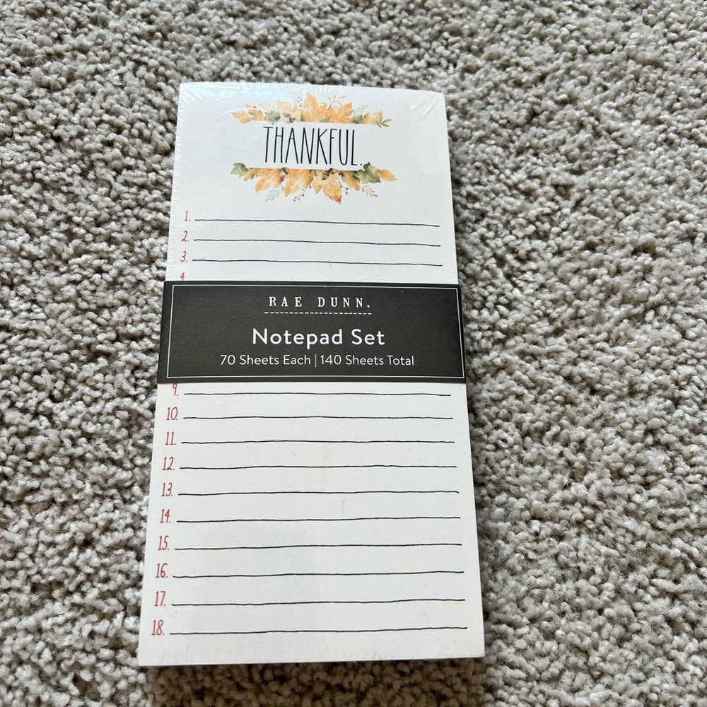 Rae Dunn Notepad
